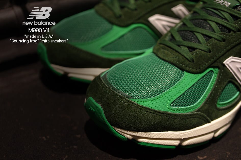 Mita Sneakers x New Balance 990v4 &#x27;Bouncing Frog&#x27; (Toe)