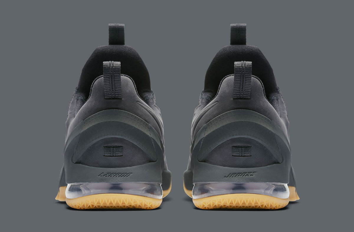 Nike LeBron 13 Low Premium Anthracite Heel AH8289-001