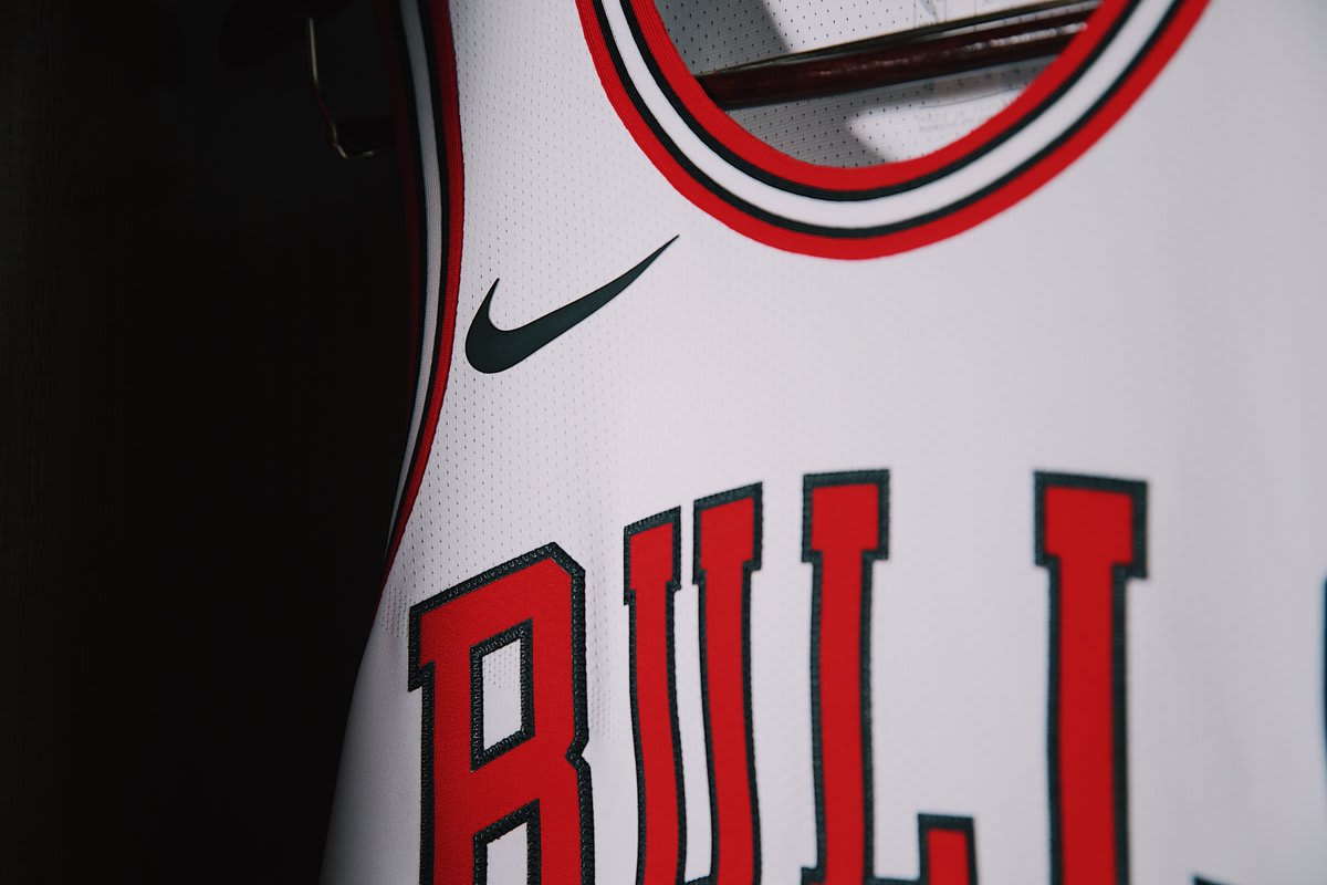 Chicago Bulls Nike Jersey Away Chest