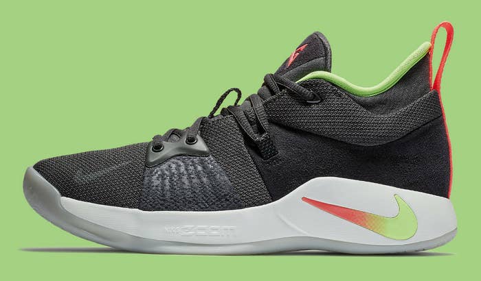 Nike PG 2 Anthracite Hot Punch White Wolf Grey Release Date AJ2039-005 Profile