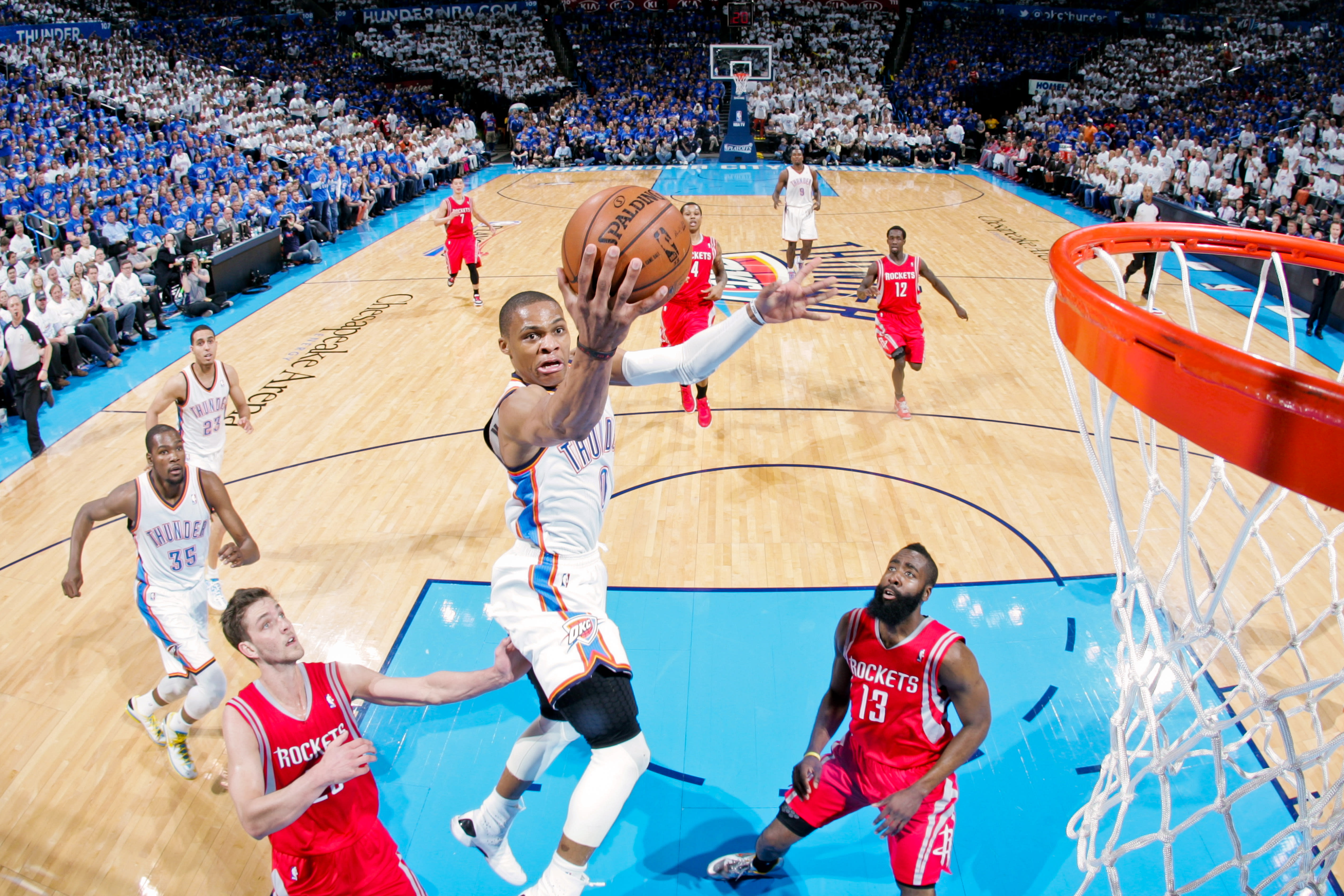 Harden and Westbrook 5.
