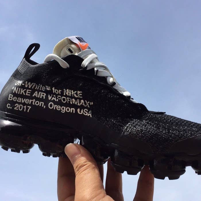 Here's a Detailed Look at the Off-White x Nike VaporMax 'White