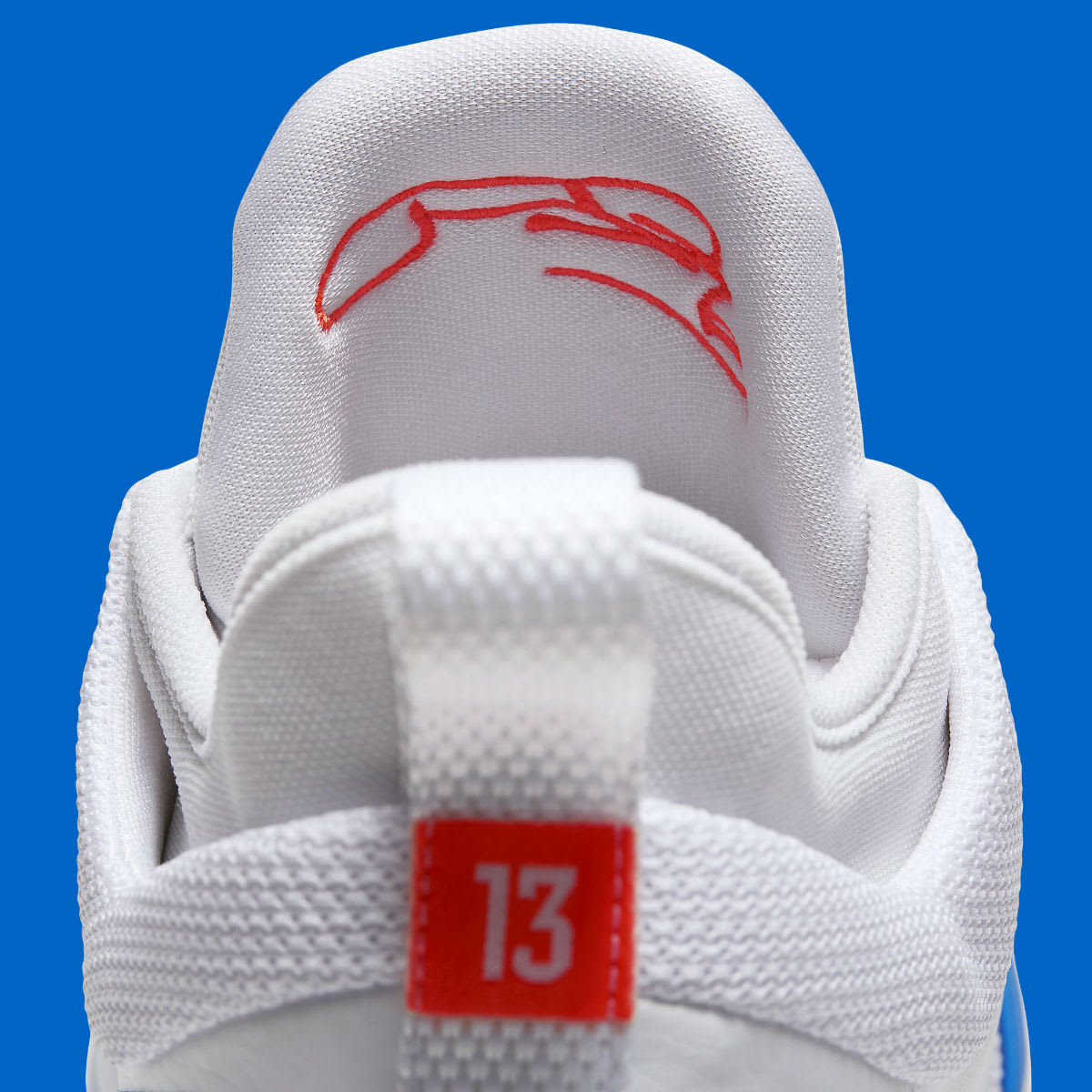 Nike PG2 OKC Home Release Date AJ2039-100 Tongue