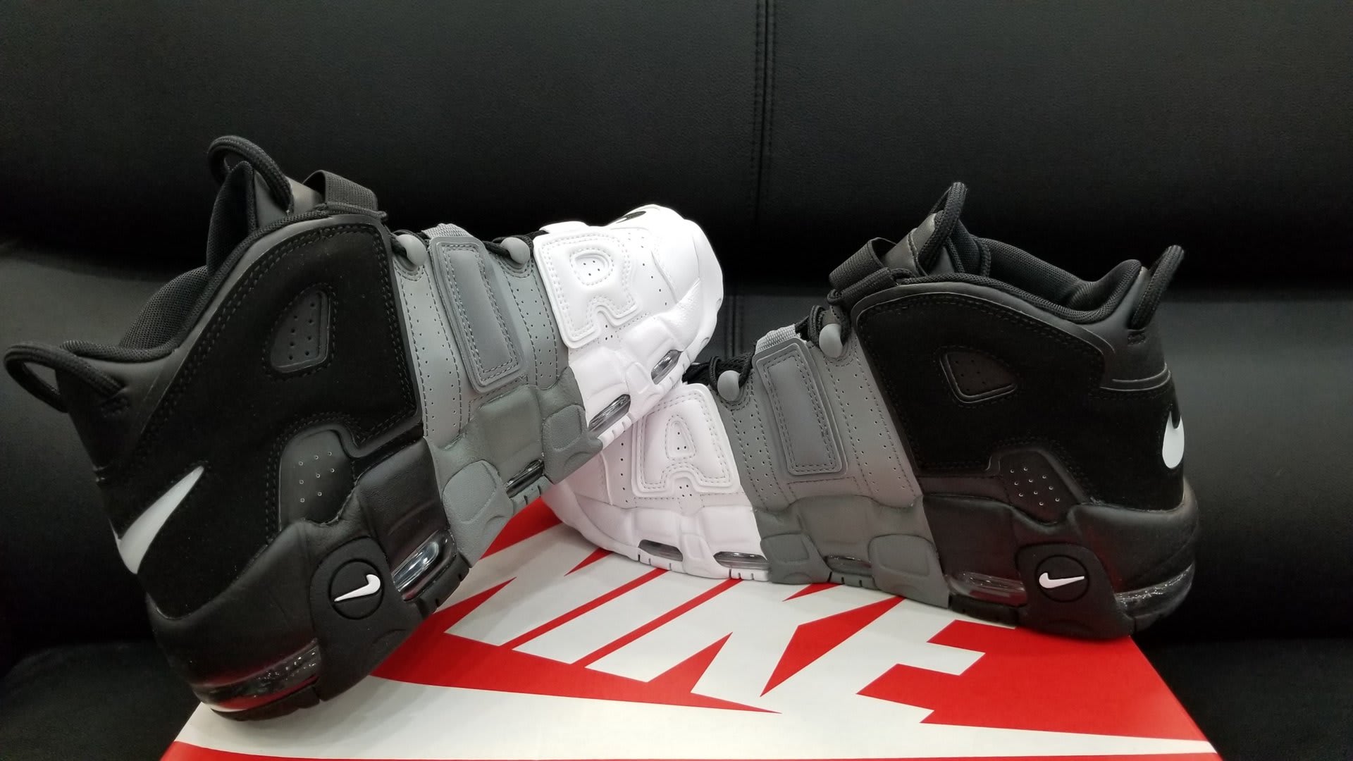 Nike Air More Uptempo Tri-Color Black Grey White Release Date Side 921948 002