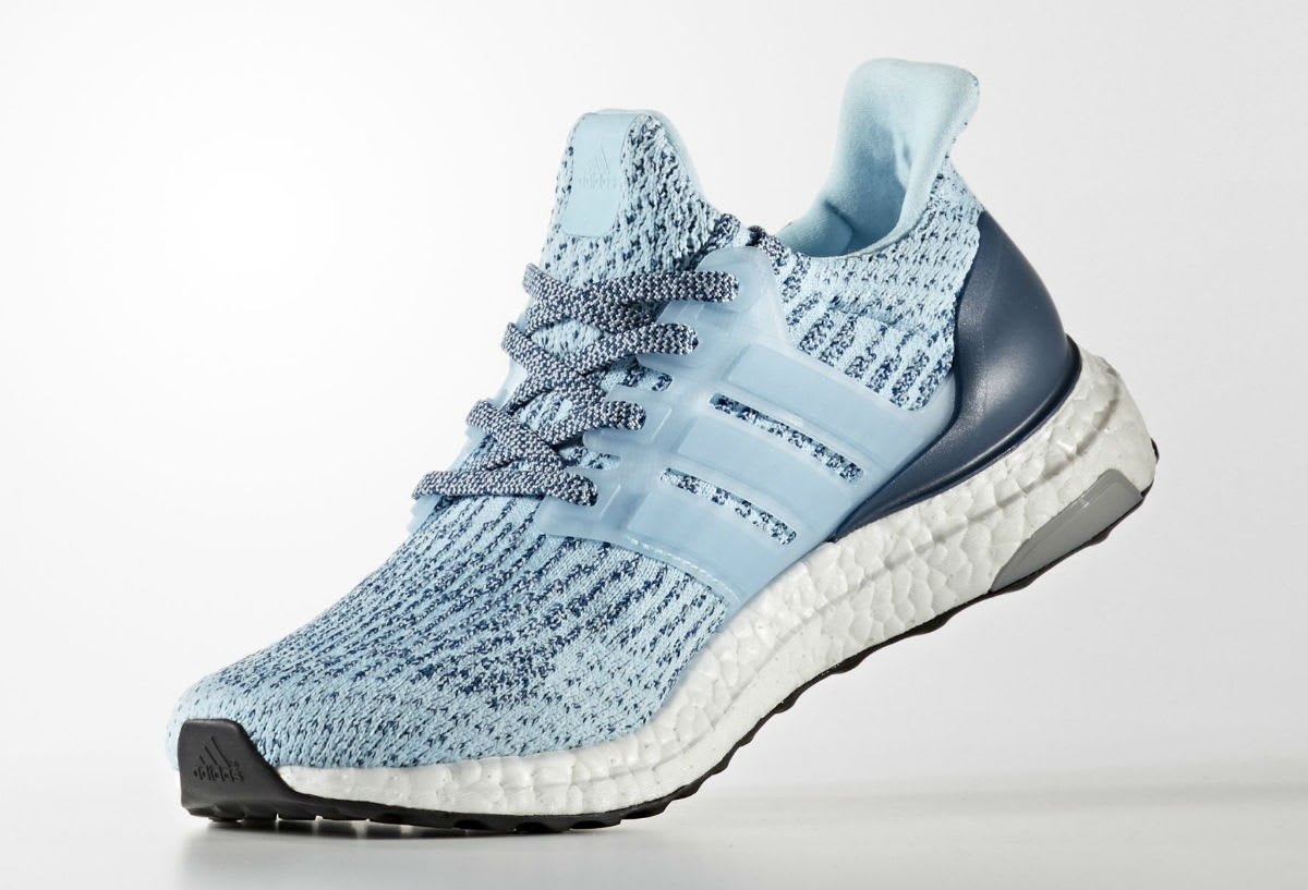 Adidas Ultra Boost Women&#x27;s Icy Blue Release Date Medial