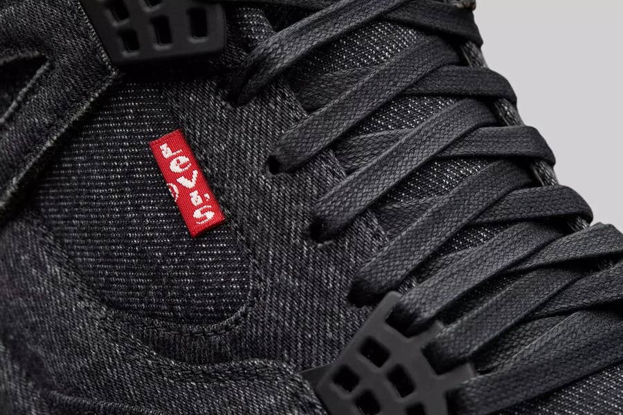 Black top levi jordans