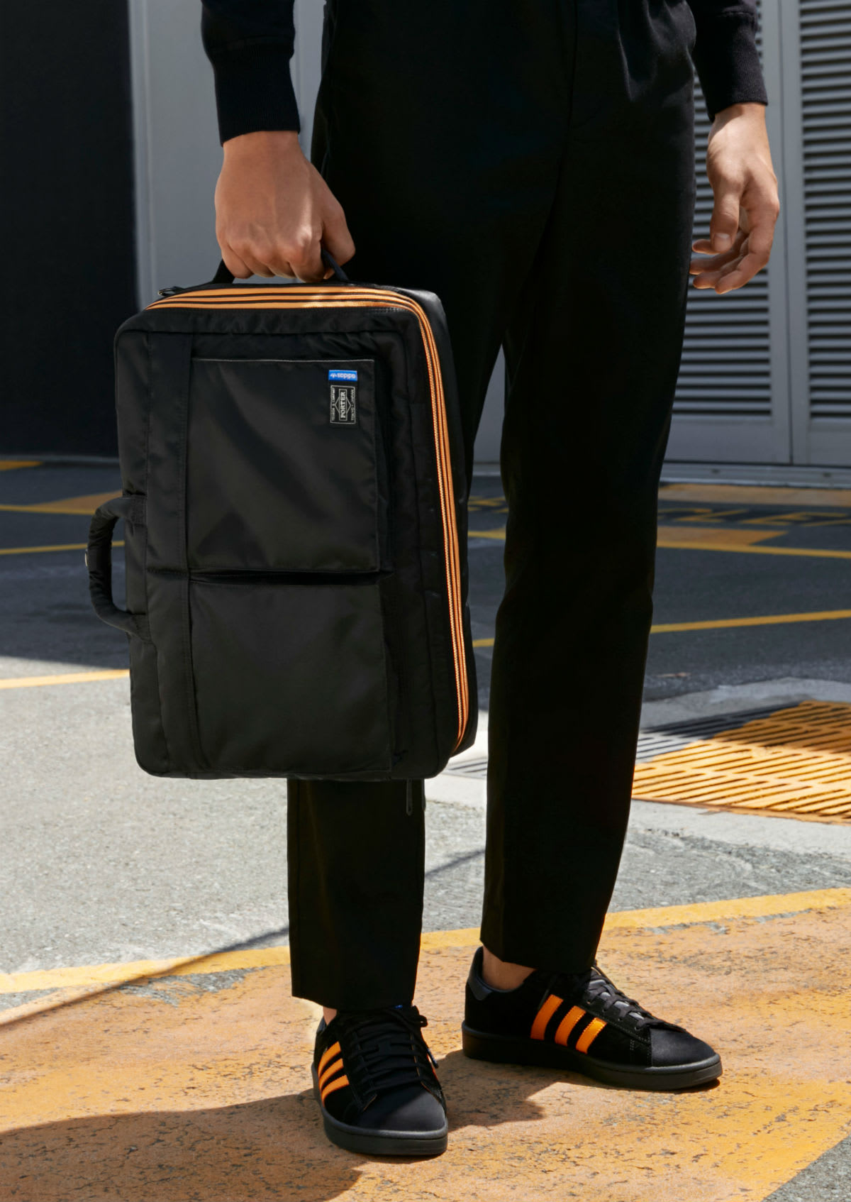 Porter x Adidas Briefcase Bag Release Date Front