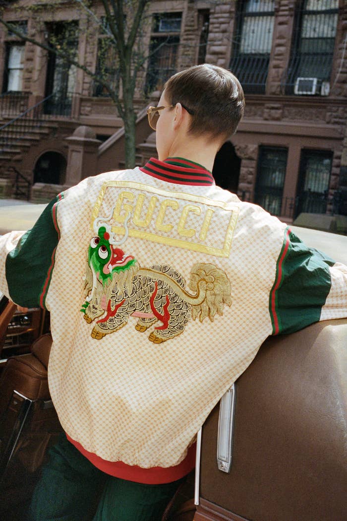 From the Gucci-Dapper Dan collection for Fall Winter 2018, pieces by the  Harlem-based designer Dapper Dan and Alessandro Mic…