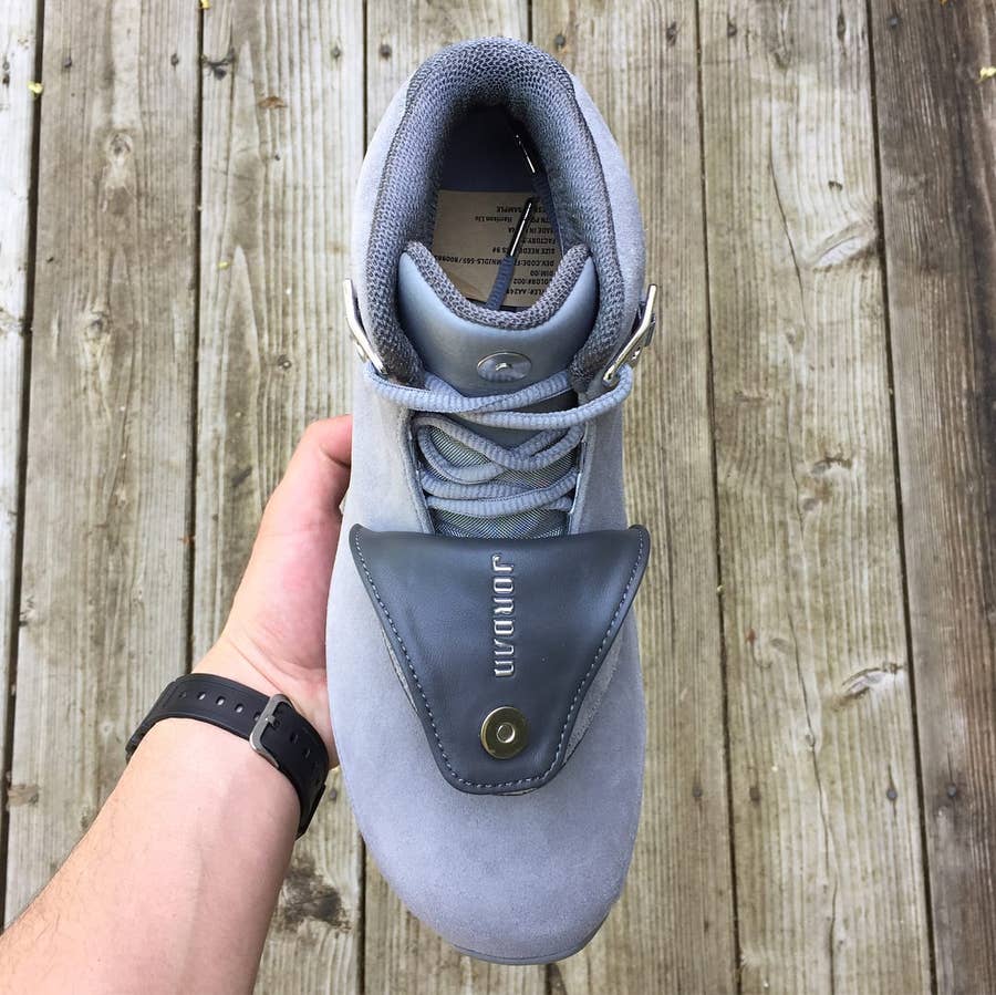 Cool grey 18 top jordans