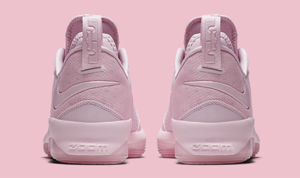 Nike LeBron 14 Low Pink Release Date Heel 878635-600