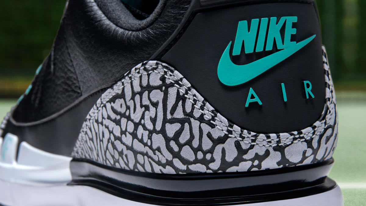 NikeCourt Zoom Vapor RF Air Jordan 3 Atmos Release Date Heel 709998-031