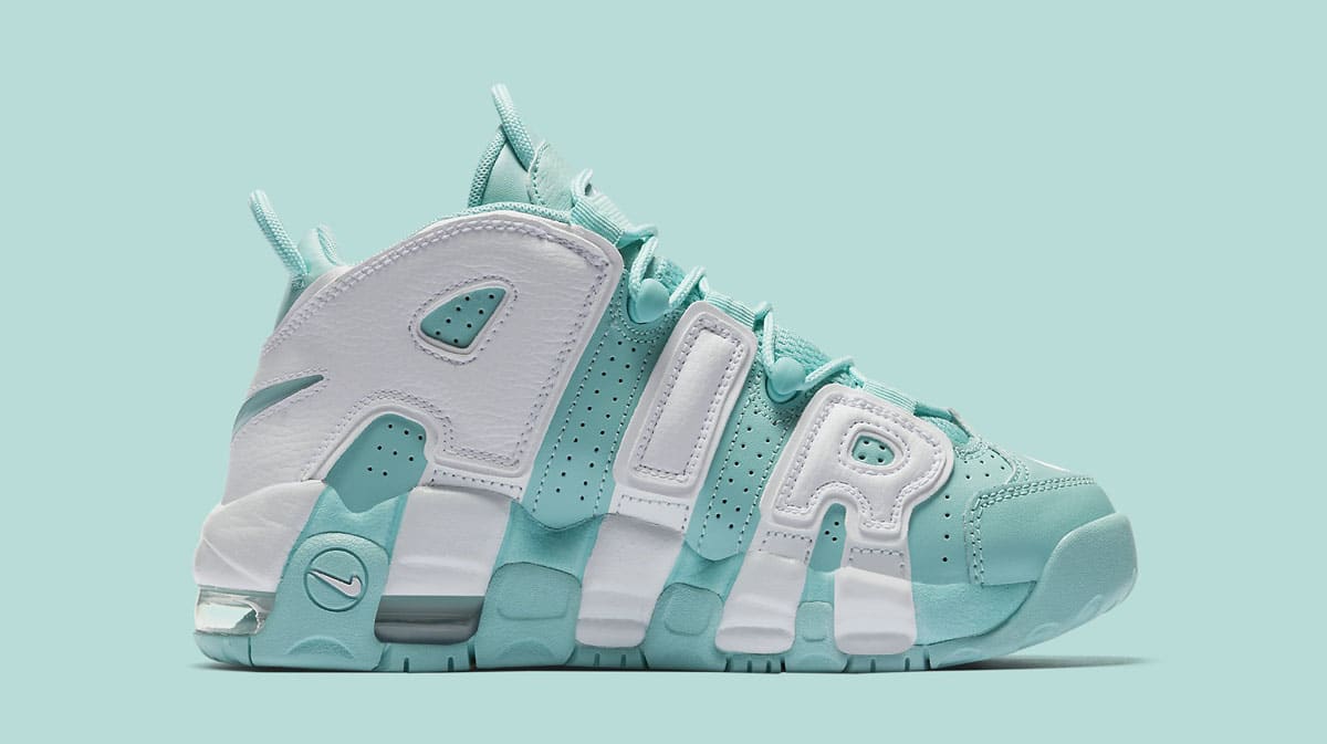 Nike uptempo island shop green release date