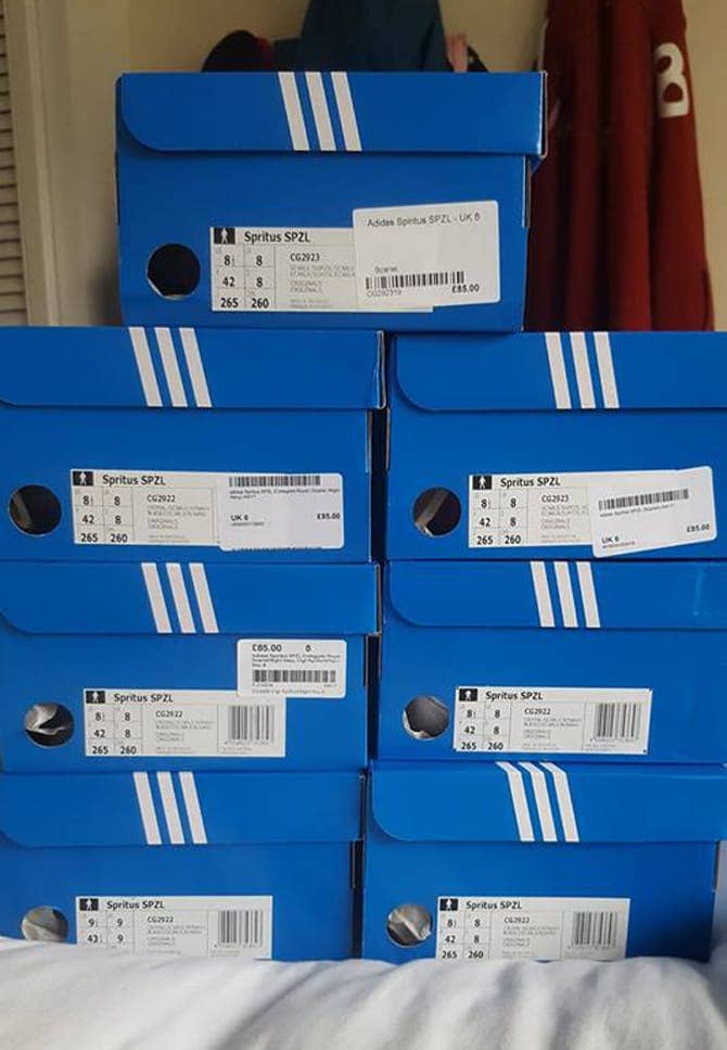 Adidas Spritus SPZL Box Misspelled