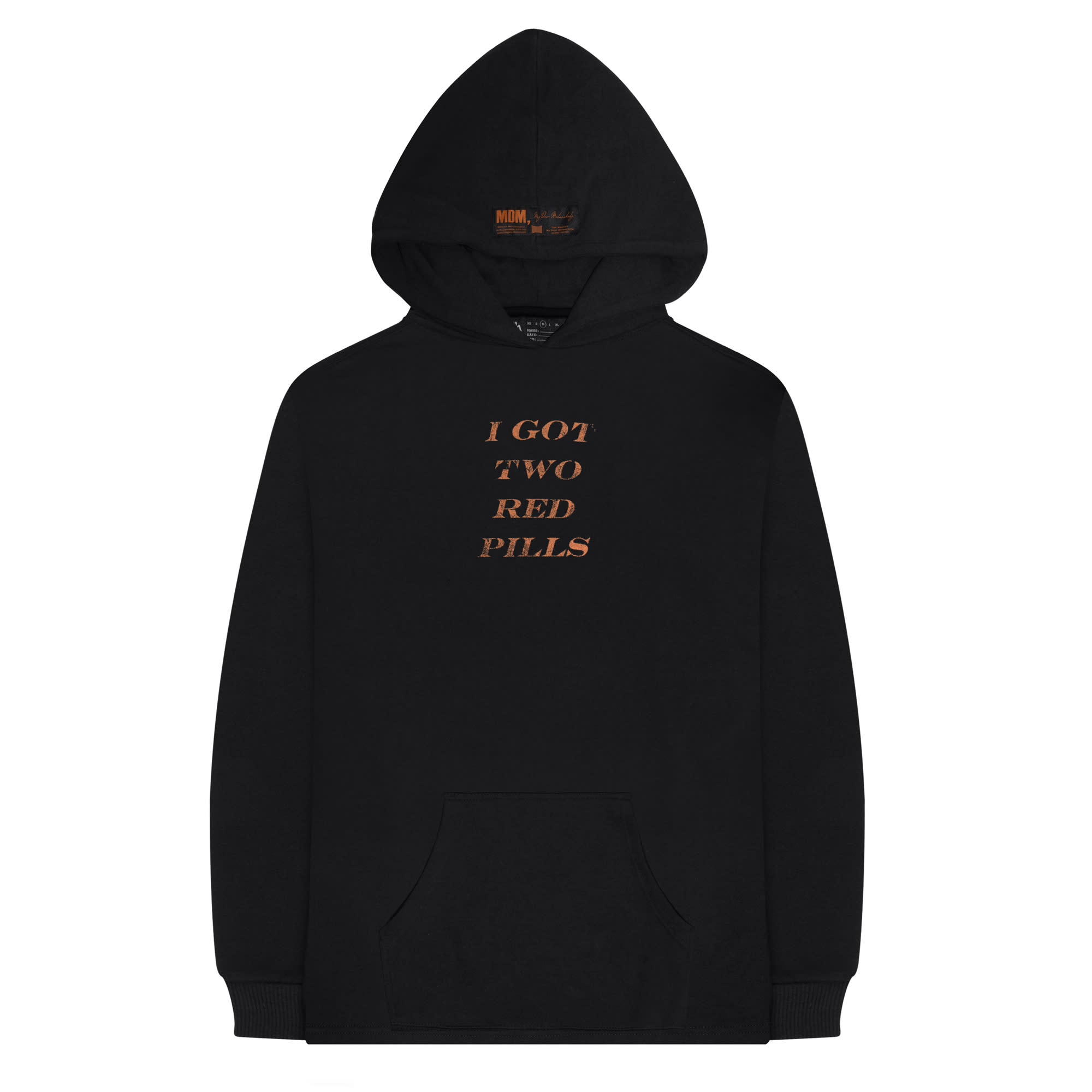 The Weeknd&#x27;s &#x27;My Dear Melancholy&#x27; &quot;Privilege&quot; hoodie front.