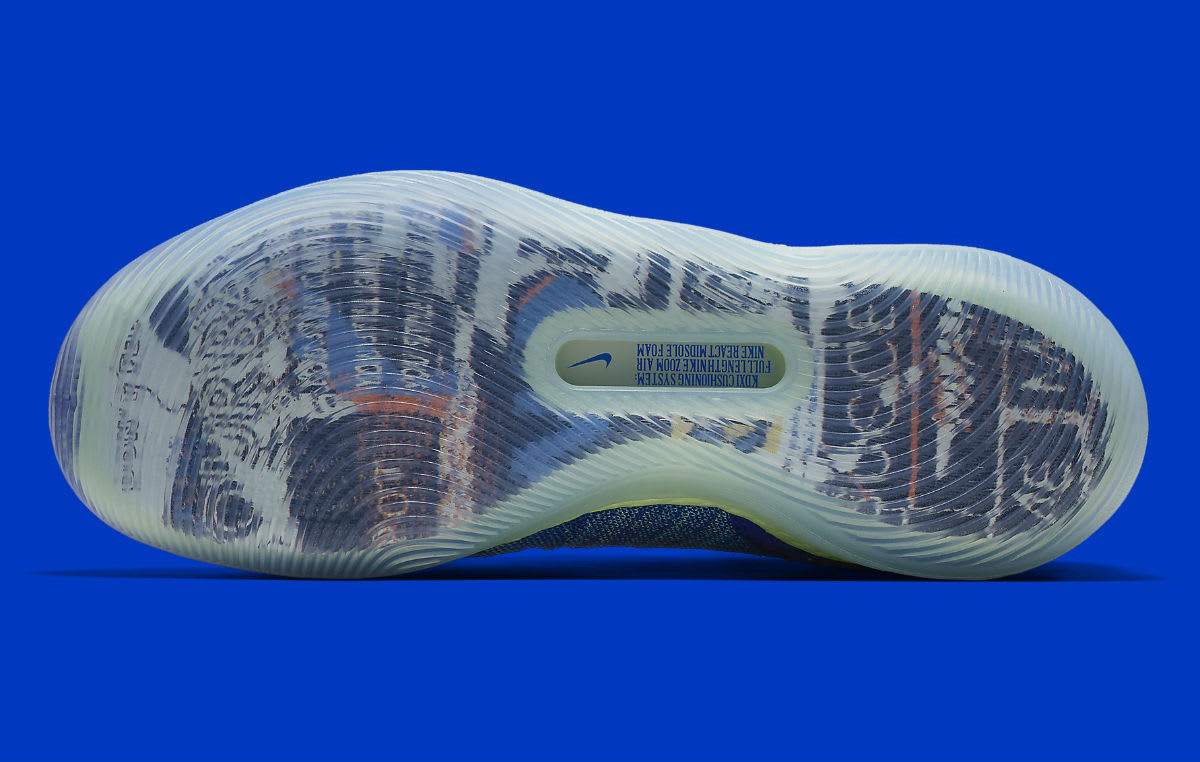 Nike Zoom KD 11 EP Blue Release Date AO2605-900 Sole