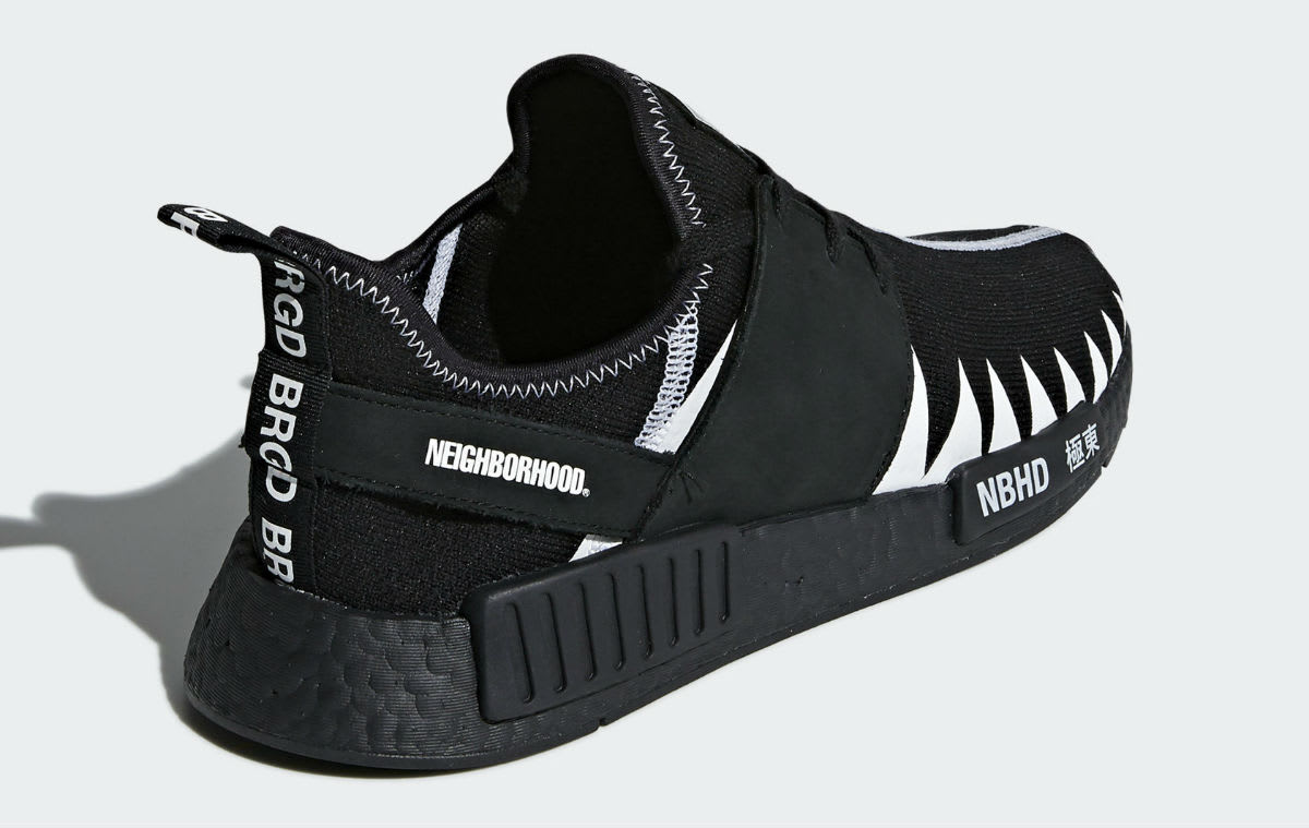 Neighborhood x Adidas NMD R1 Release Date DA8835 Heel