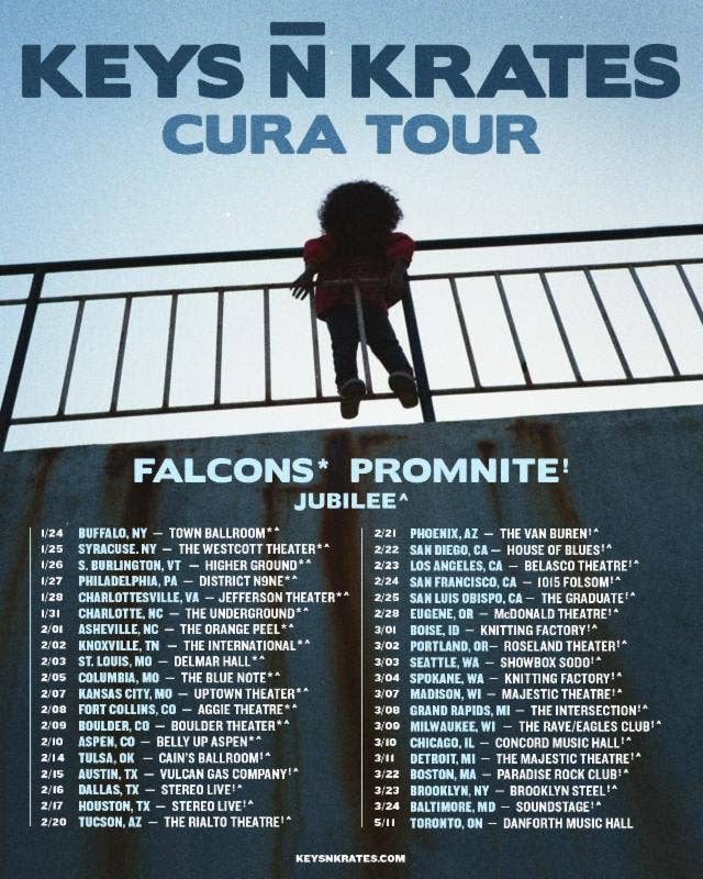 Keys N Krates &#x27;CURA&#x27; Tour poster