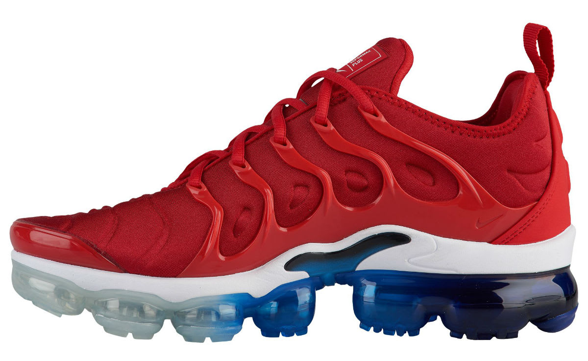 Nike Air VaporMax Plus USA Red White Blue Release Date 924453-601 Medial