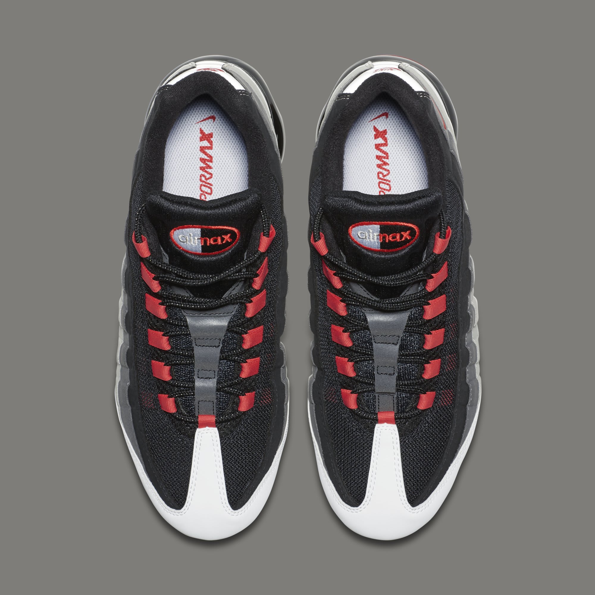 Nike Air VaporMax 95 &#x27;Hot Red&#x27; AJ7292-101 (Top)