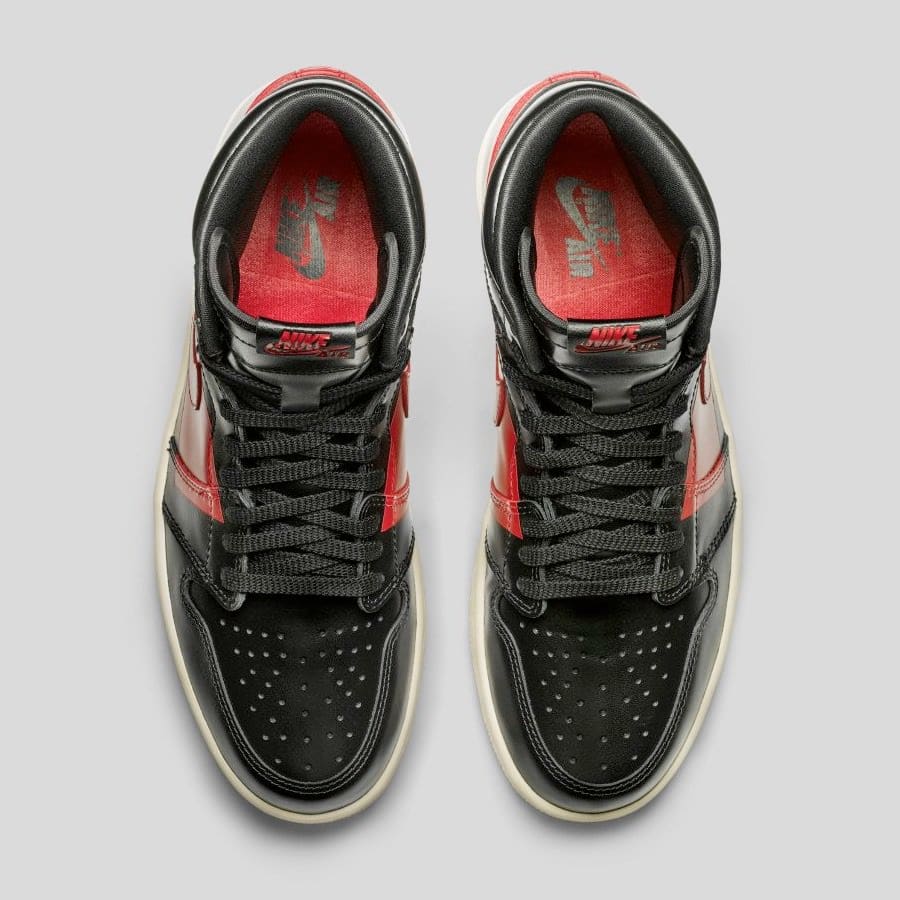 Air Jordan 1 High OG &#x27;Couture&#x27; Black/Gym Red-Musline BQ6682-006 (Top)