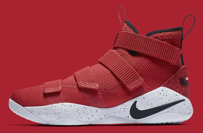 Nike LeBron Soldier 11 University Red Release Date Profile 897644-601