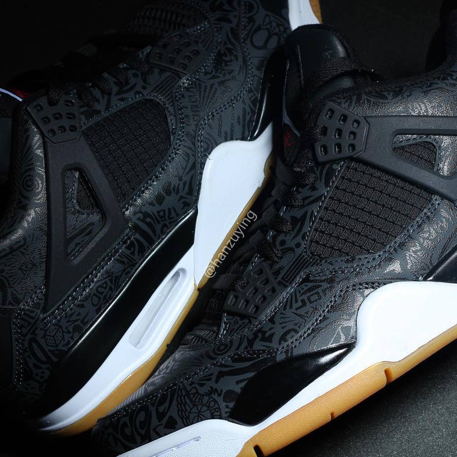 Jordan 4 laser black 2019 clearance