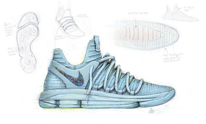 Nike KD 10 Sketch