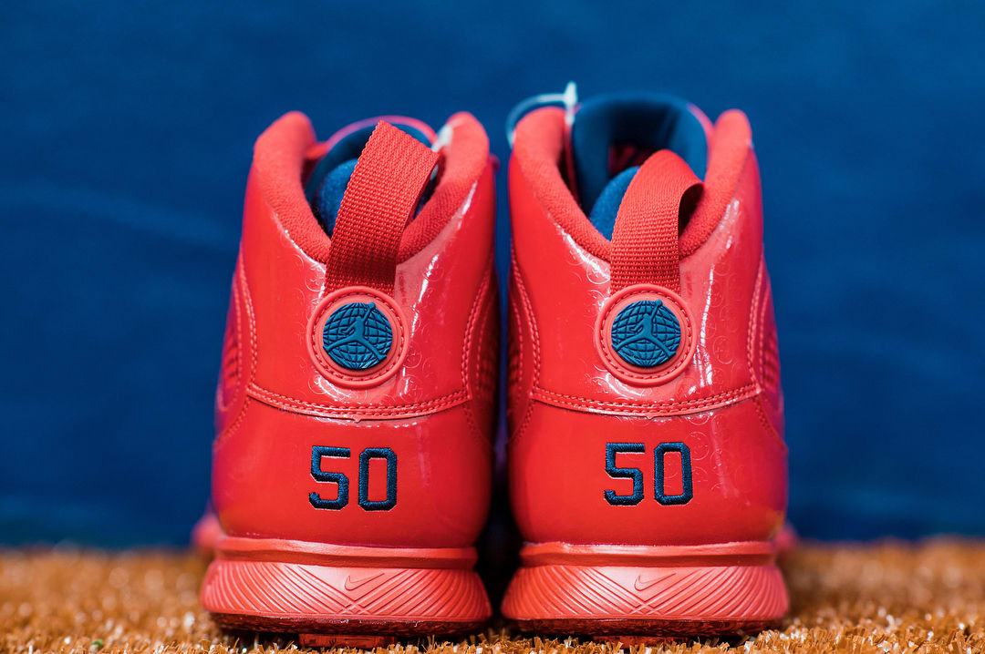 Mookie Betts Air Jordan 9 PEs Red Heel