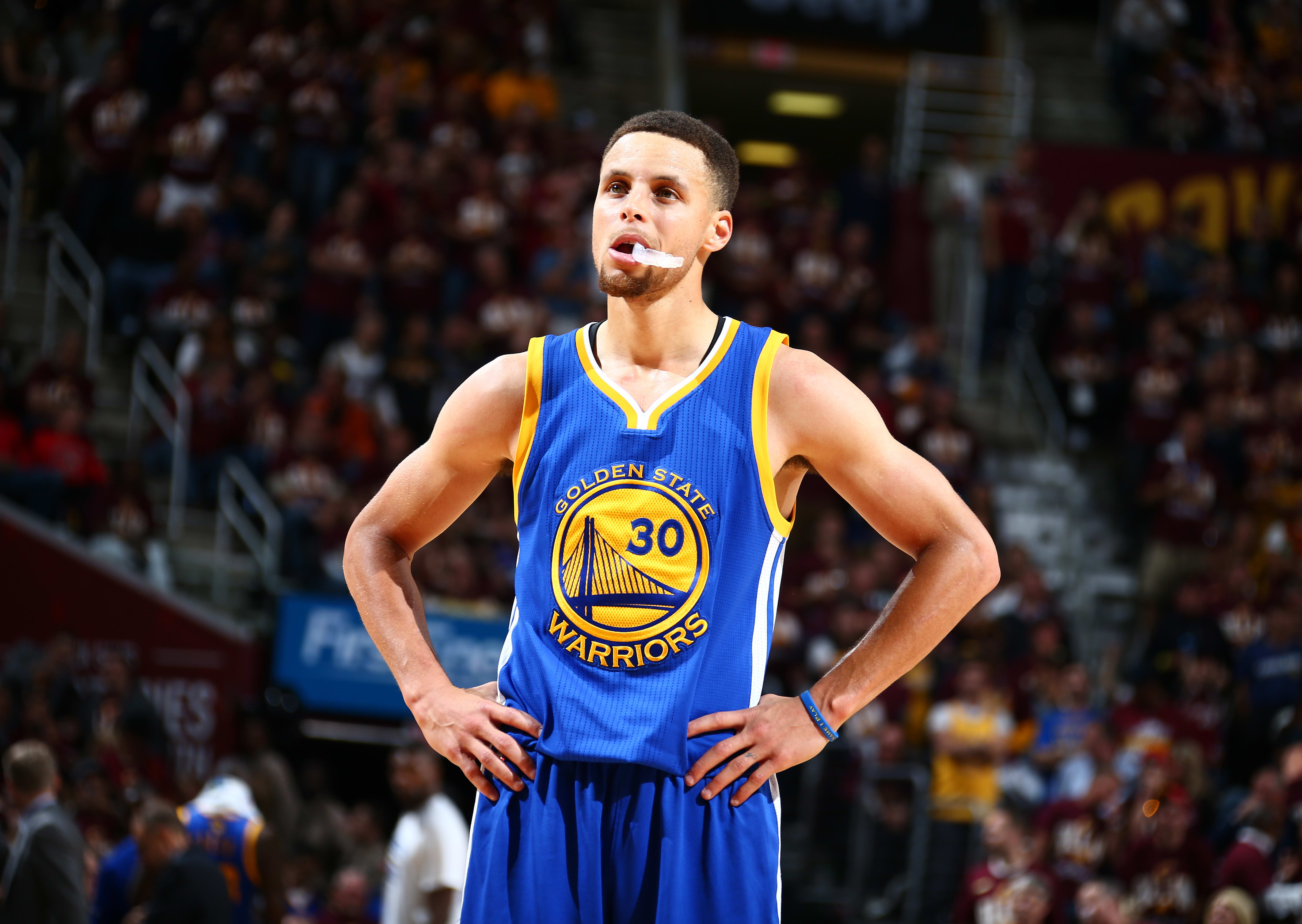 Steph Curry in the 2016 NBA Finals.