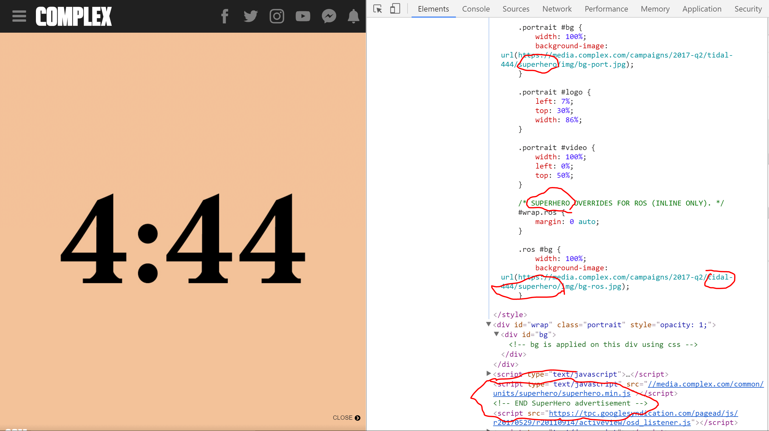 4:44 source code on Complex dot com
