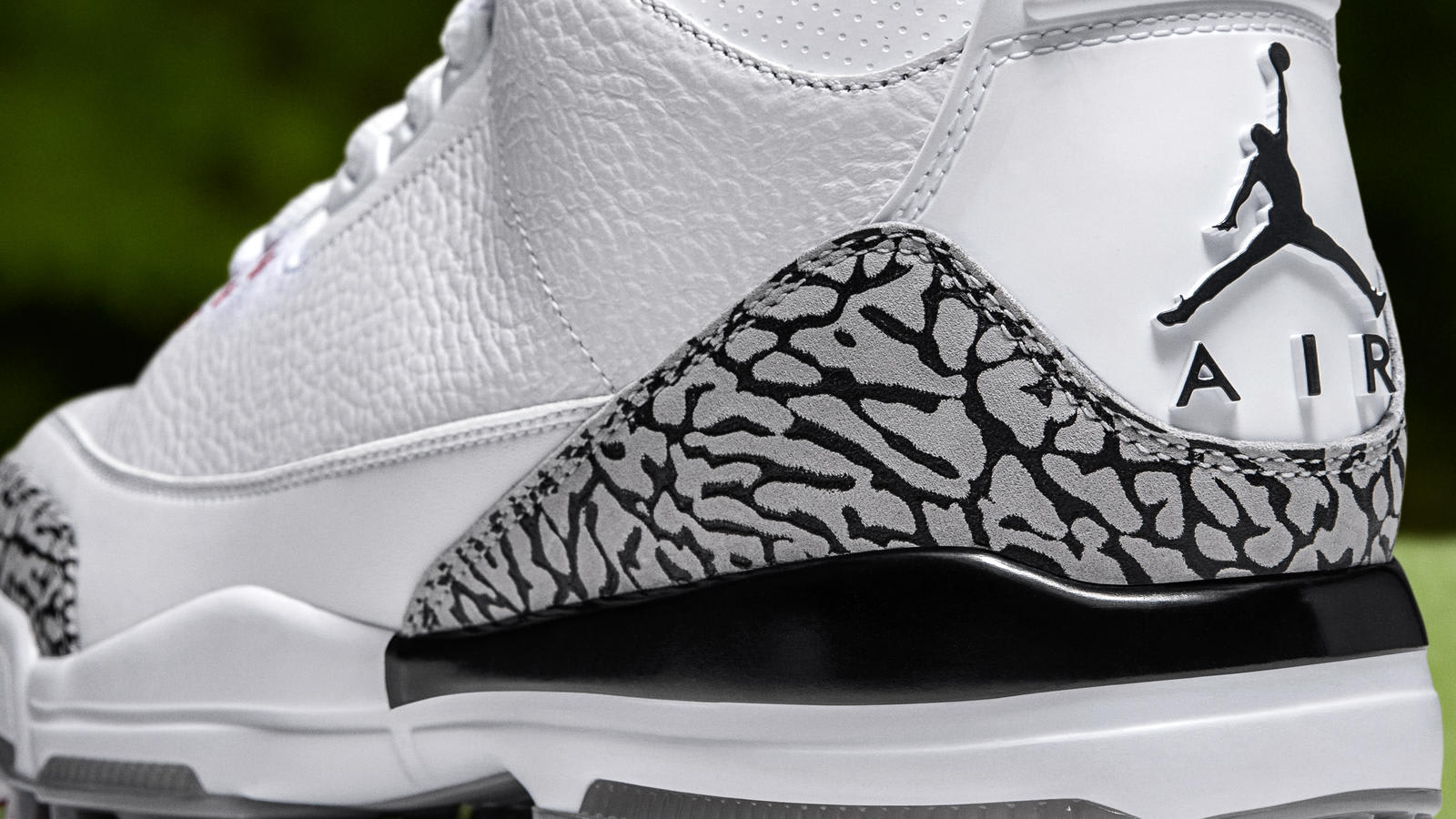 Air Jordan 3 Golf &#x27;White Cement&#x27; (Heel)