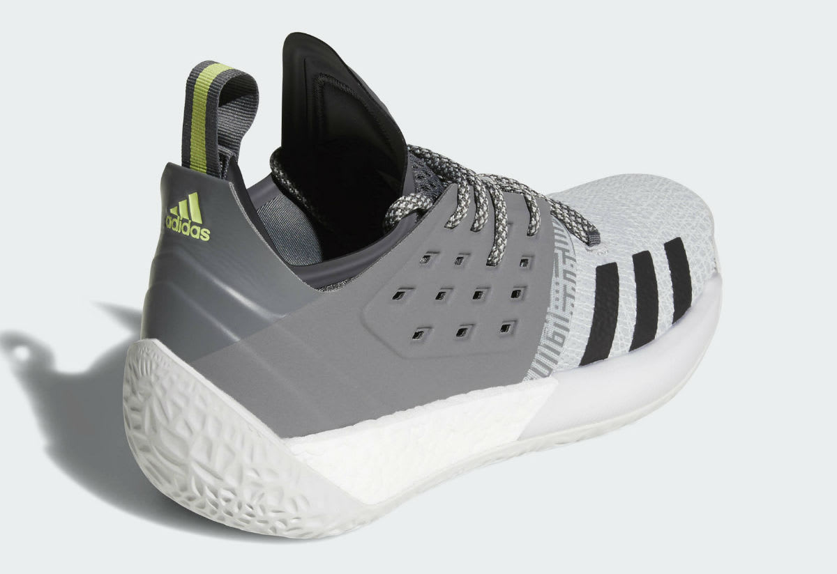 Adidas Harden Vol. 2 Concrete Grey Release Date AH2122 Black