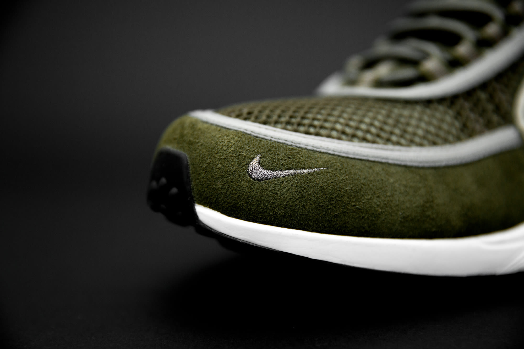 size? exclusive Nike Zoom Spiridon &#x27;Olive&#x27; (Toe)