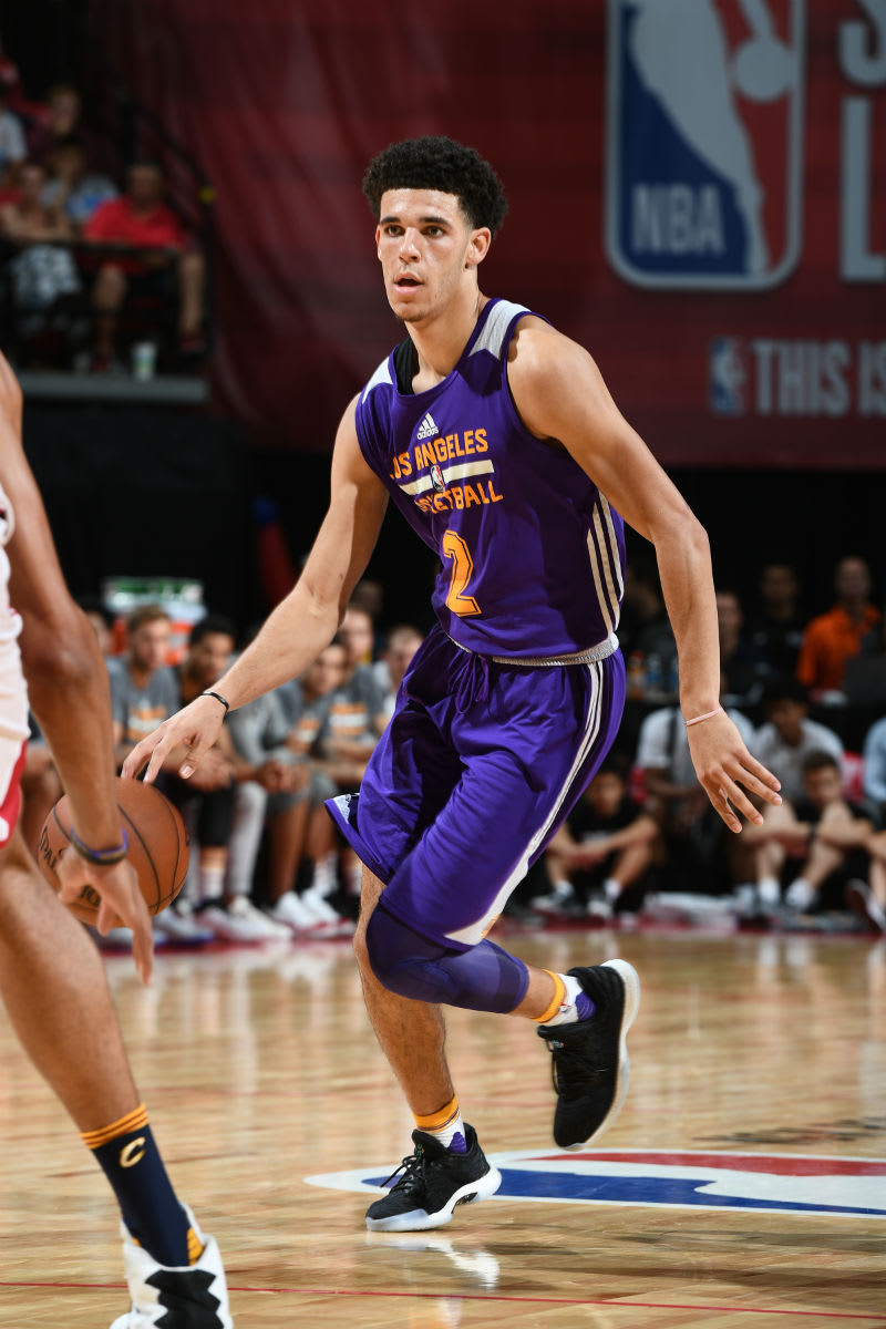 Lonzo Ball Wearing the Adidas Harden LS in Summer League