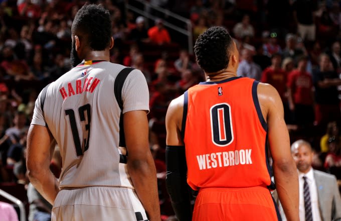Harden and Westbrook 12.