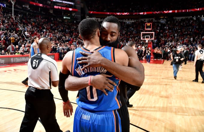 Harden and Westbrook 14.