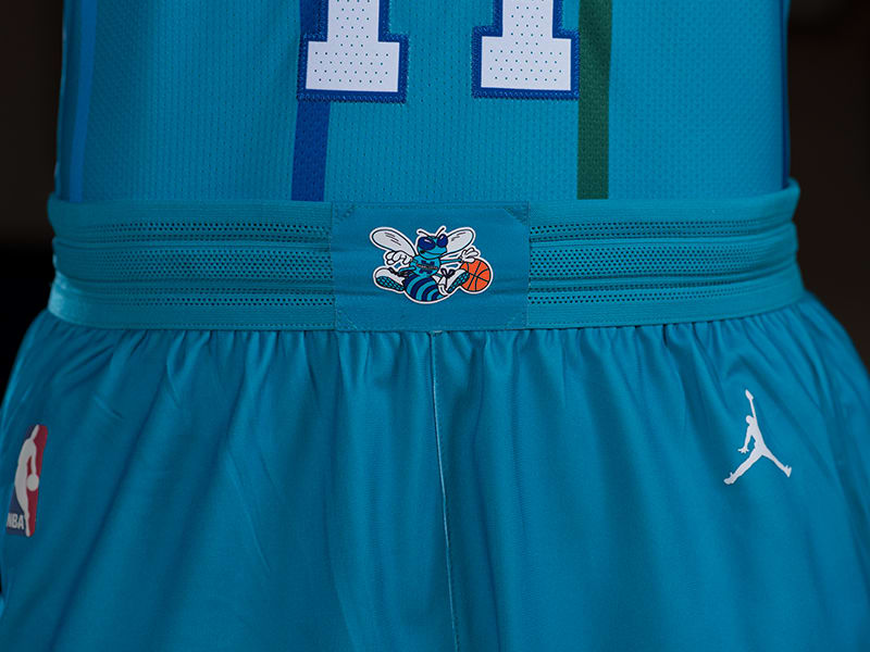 Charlotte Hornets Nike Classic Edition Throwback Jersey 4