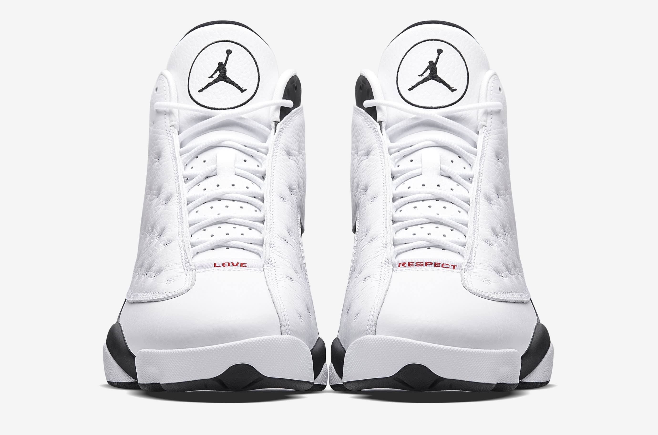 Air Jordan 13 Love Respect White Front