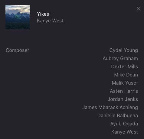 Drake Credited as Co-Writer on Kanye’s ye Song “Yikes“