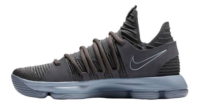 Nike KD 10 Dark Grey Release Date Medial 897815-005
