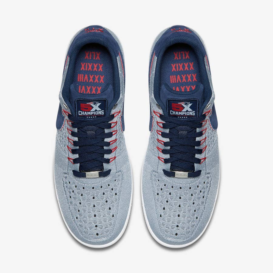 Nike Air Force 1 Flyknit New England Patriots Release Info