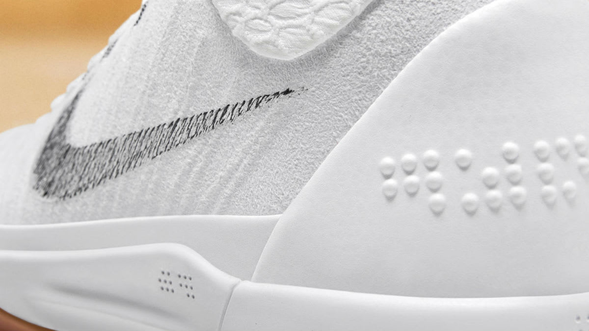 Nike Kobe A.D. Mid DeMar DeRozan White PE Detail