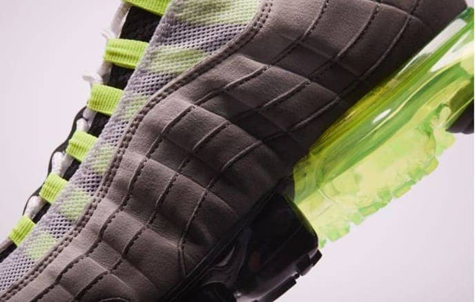 Nike VaporMax 95 Neon Release Date Side