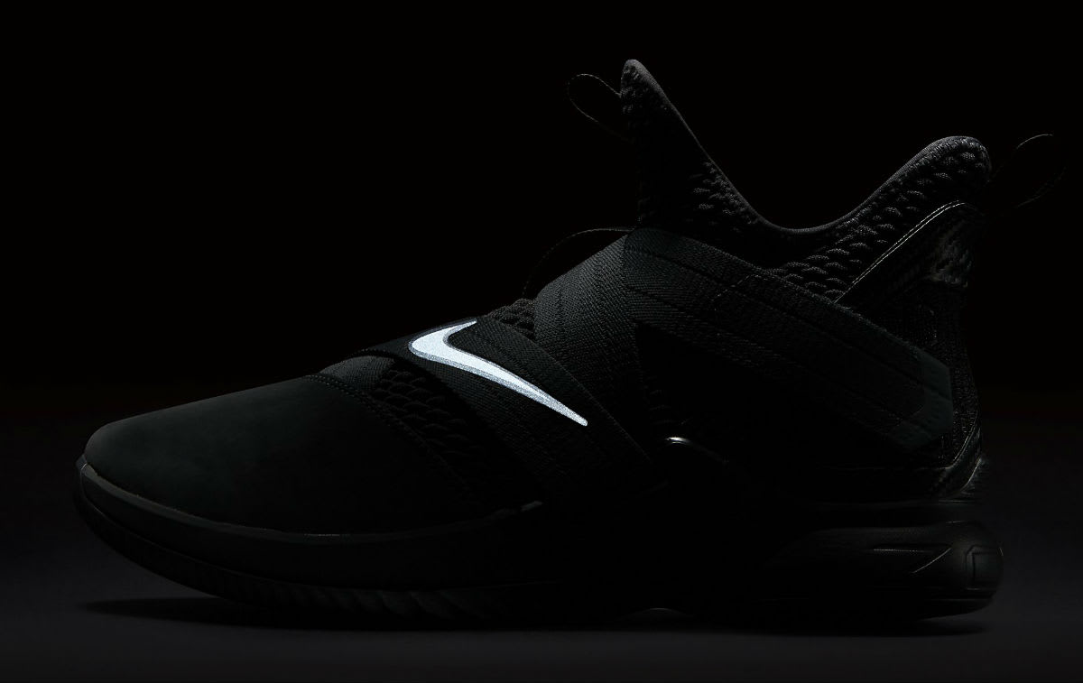 Nike LeBron Soldier 12 XII Zero Dark Thirty Triple Black Release Date AO4054-002 3M