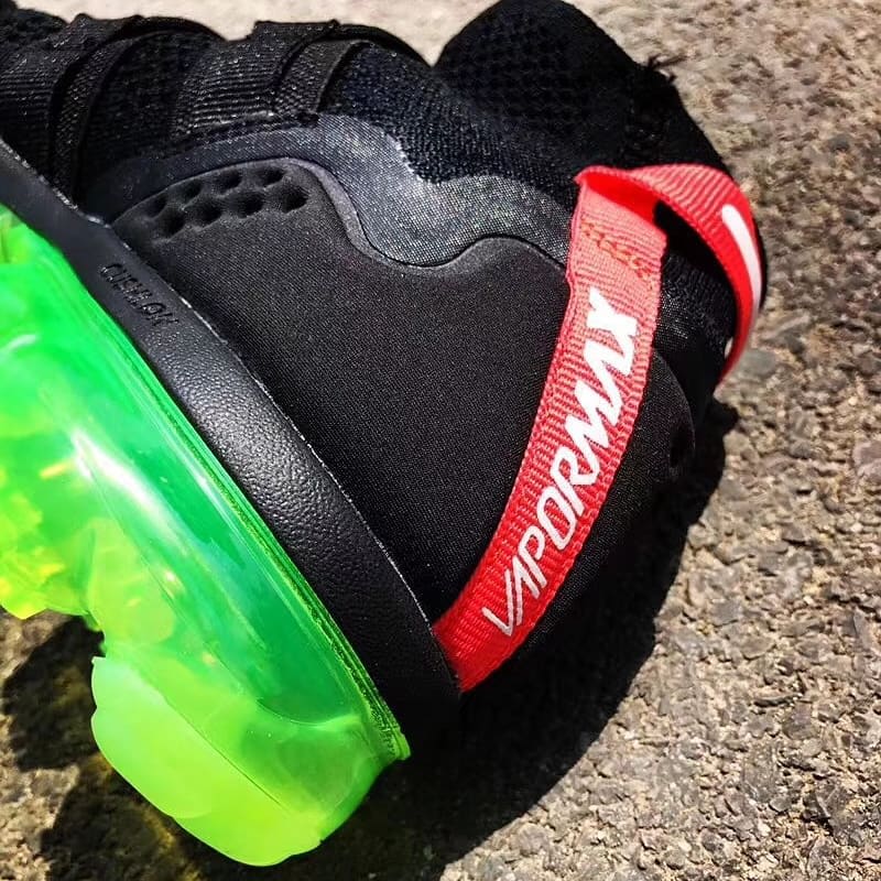 Nike Air VaporMax Utility Black Volt Release Date Heel
