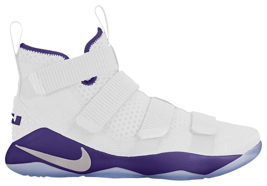 Lebron soldier 11 2024 purple and black