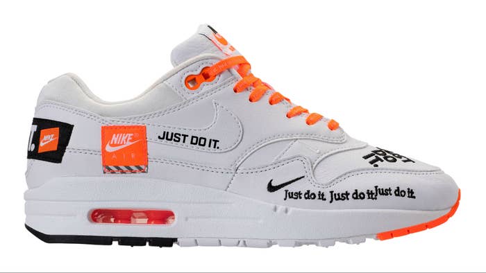 Nike Air Max 1 Just Do It White Release Date 917691-100 Profile