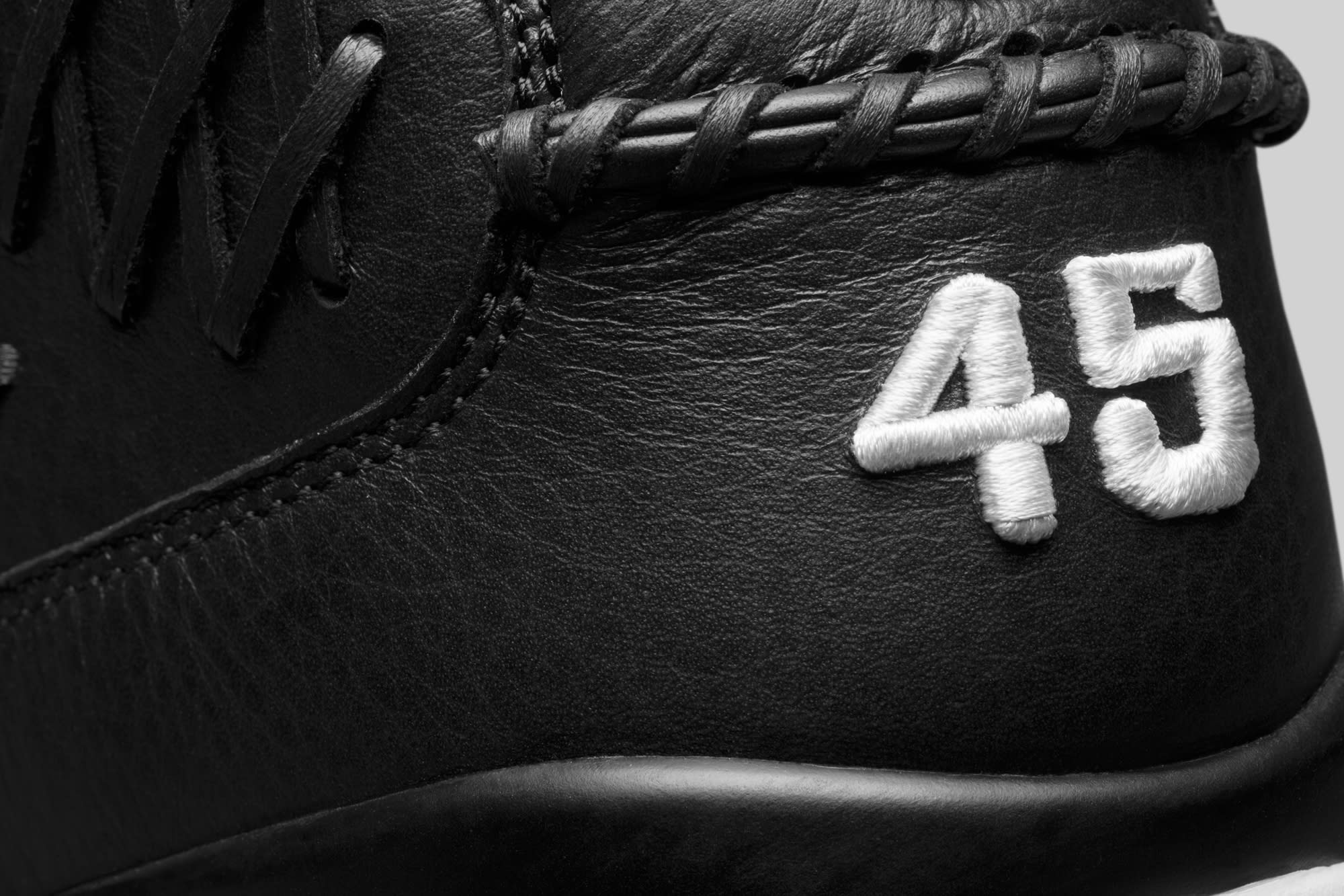 Baseball Air Jordan 9 Black Heel