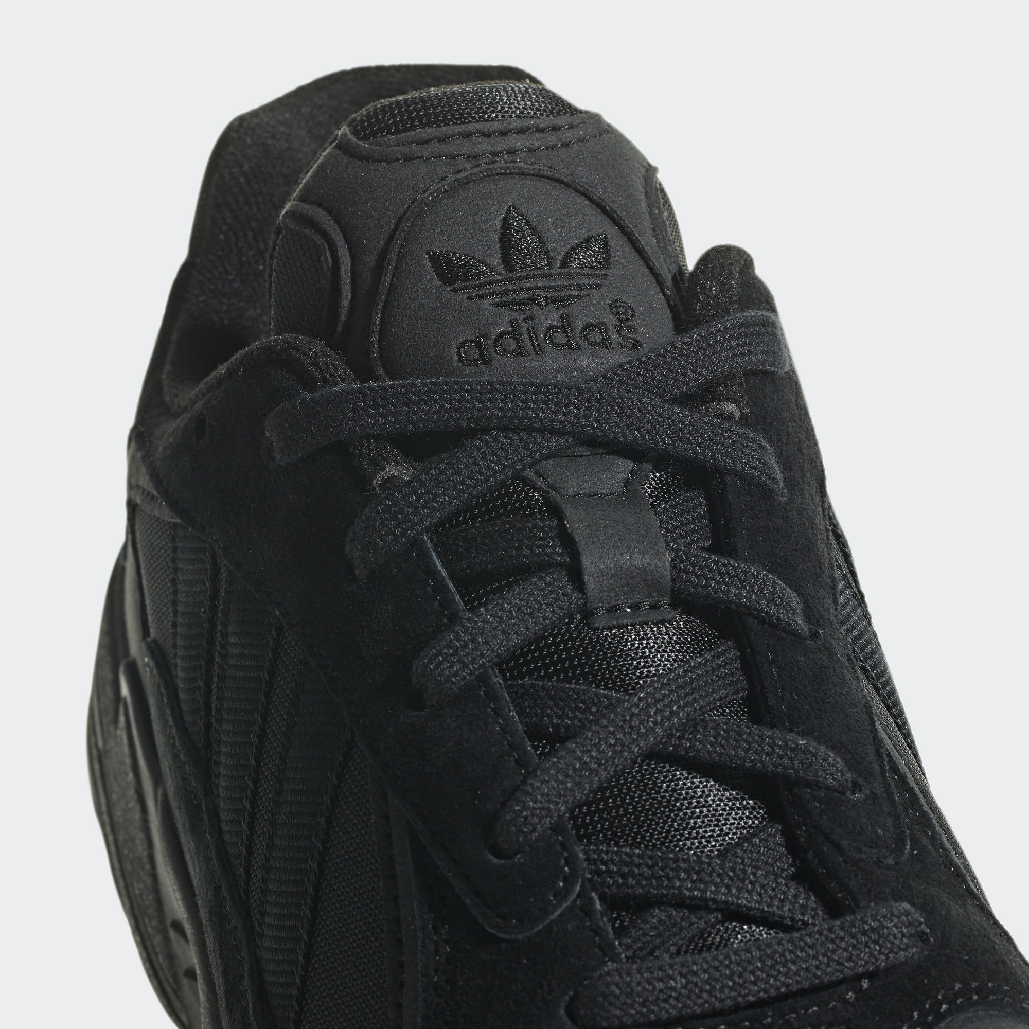Adidas Yung-1 Triple Black Release Date G27026 Tongue