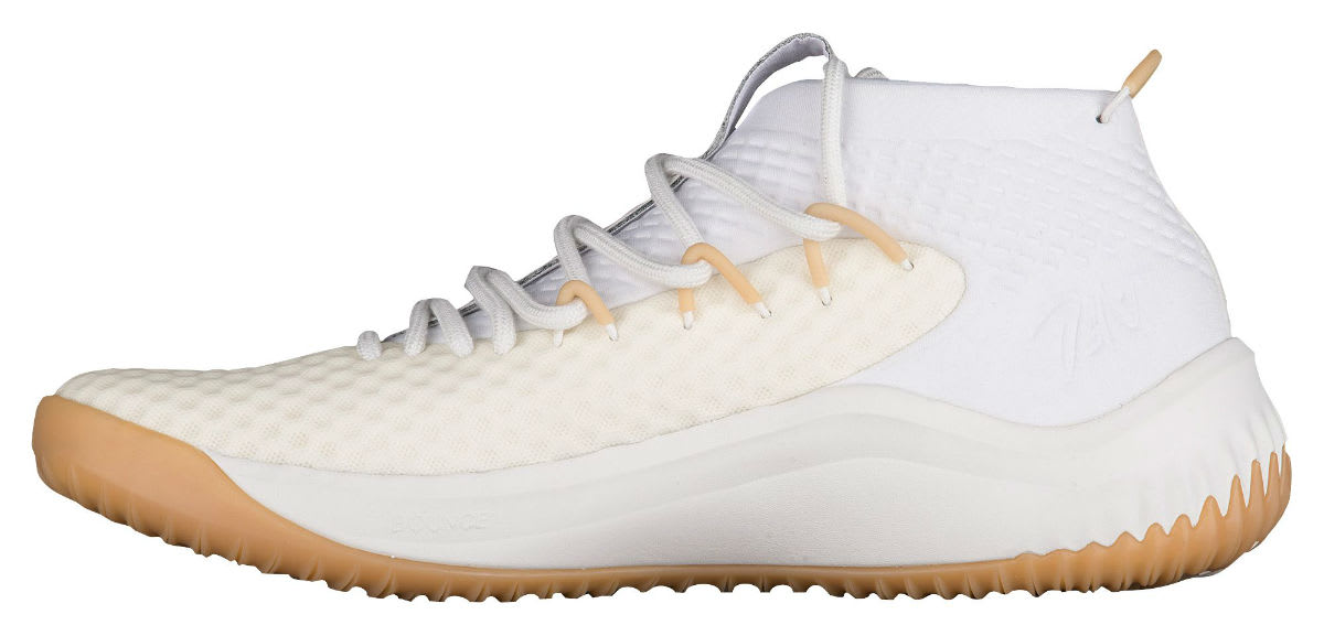 Adidas Dame 4 White Gum Release Date Medial BY4496